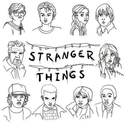 Dibujos para niños y niñas de Stranger Things