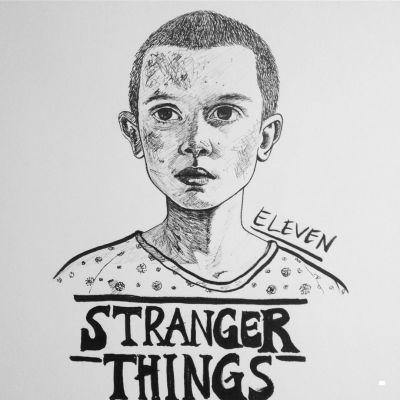 Dibujos para niños y niñas de Stranger Things
